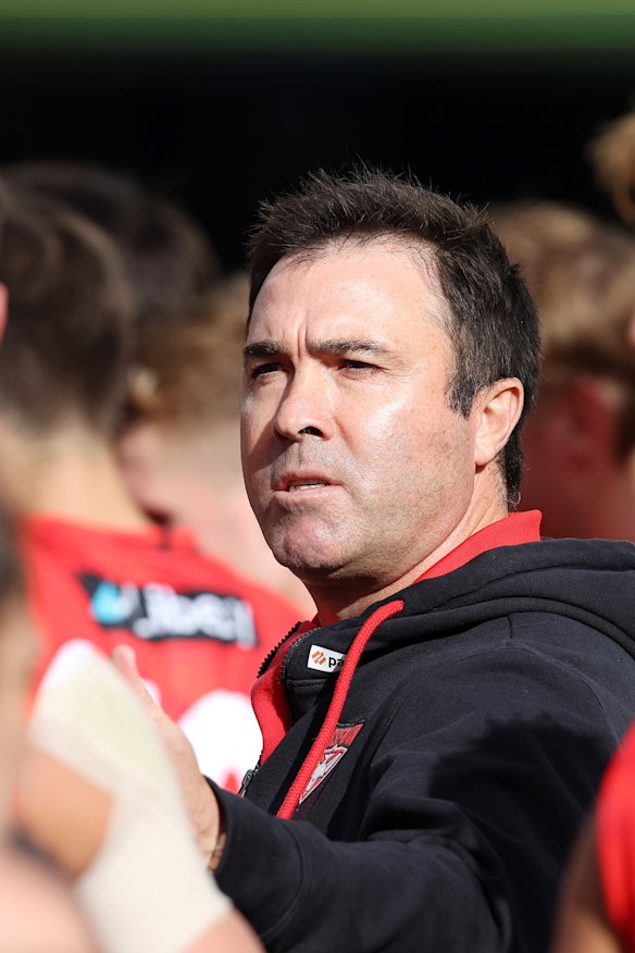 Brad Scott is running desperately short of tall timber down back.