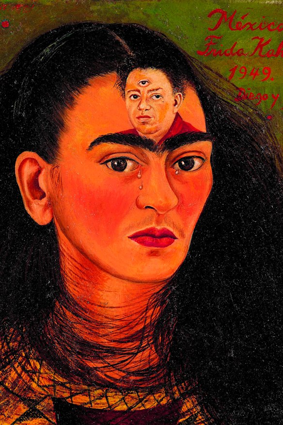 Frida Kahlo’s 1949 painting Diego y yo [Diego and I].