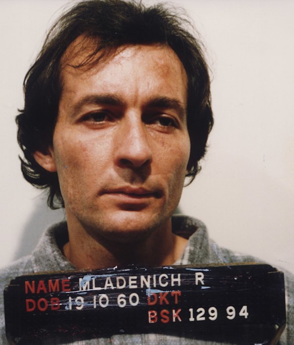 A police mugshot of Richard Mladenich. 