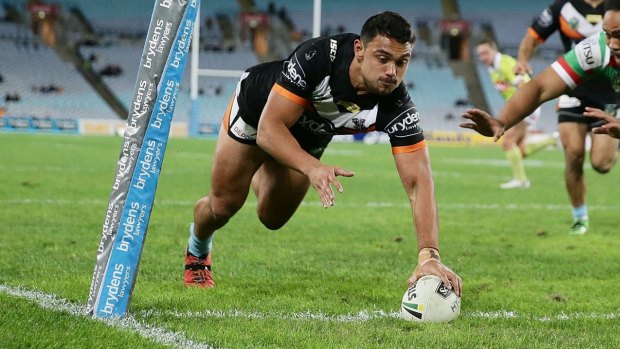 Put down: David Nofoaluma will not start for the Tigers in round one.