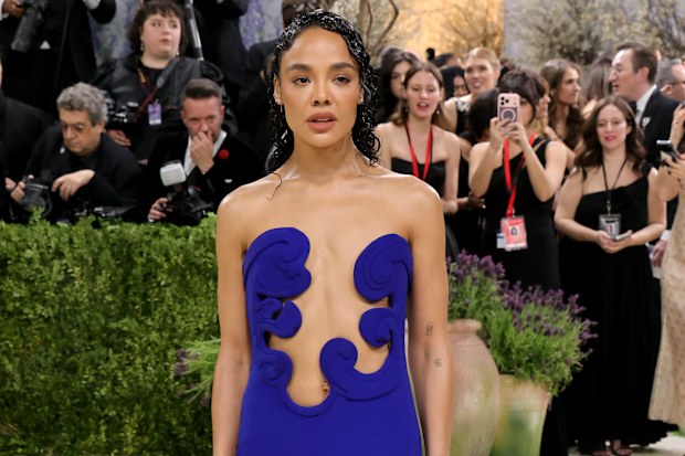 Tessa Thompson at the 2026 Met Gala celebrating “Costume Art” at the Metropolitan Museum of Art on May 04, 2026 in New York City.