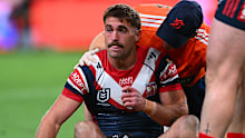 Connor Watson left the game early after suffering a head knock.