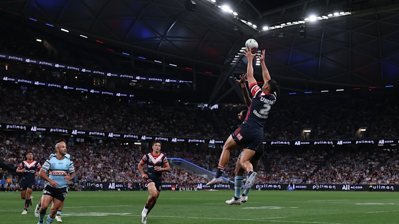 NRL ফাইনাল লাইভ: Roosters vs Sharks Hines concussion এর পরে এগিয়ে
