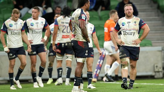 After leading early, the Rebels fell to the might and power of the Blues.