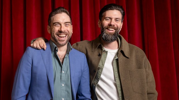 Opera Australia baritone Samuel (left) and brother Toby Dundas, The Temper Trap drummer.