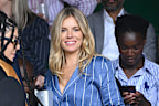 Loose linen tailoring is a staple of Wimbledon. 