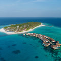 The naturally occurring island of Avani + Fares. 