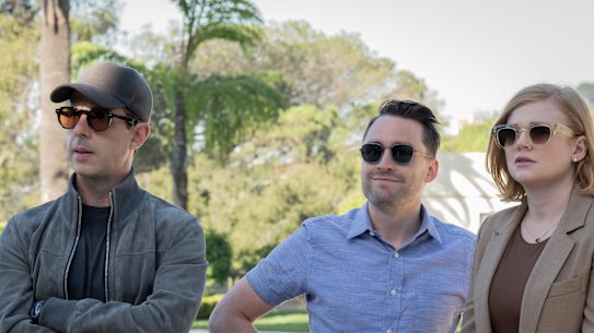 Season four of Succession is airing on Binge.