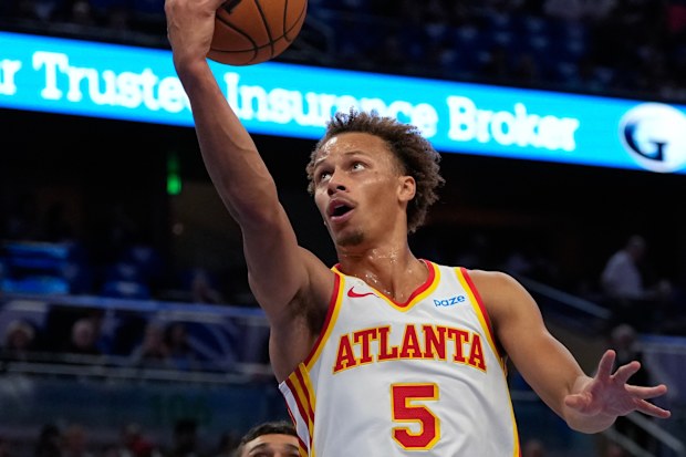 Atlanta Hawks’ Aussie guard Dyson Daniels.