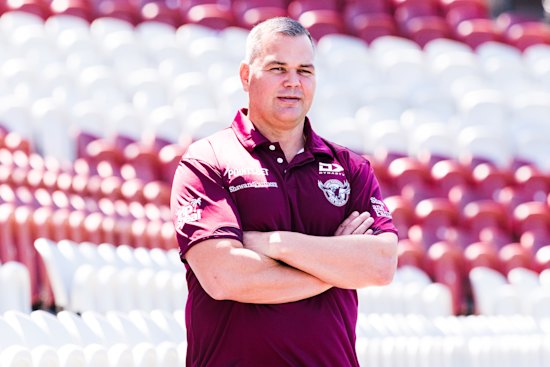 Manly coach Anthony Seibold.