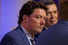 AustralianSuper’s Luke Smith at The Australian Financial Review Mining Summit in Perth on Wednesday.