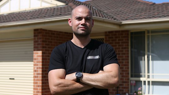 Mr Vargas at his home in Green Valley. 