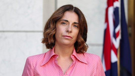 Sports and Communications Minister Anika Wells. 