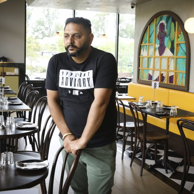 Ravinder Singh has had to close restaurants because of staff shortages.