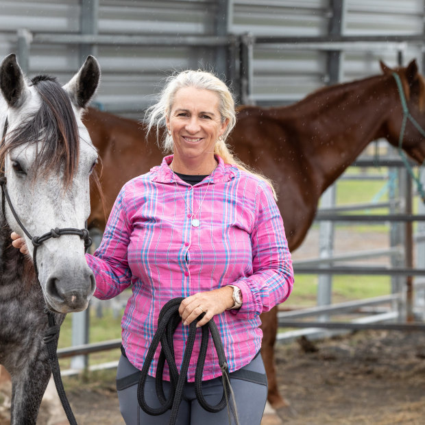 Natalie Skillings-Smith lived on a bridge with several horses for a week before the floodwaters subsided enough for them to leave. “I’m having nightmares to this day.”