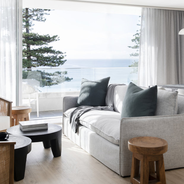 The Coastal Suite at the Manly Pacific.
