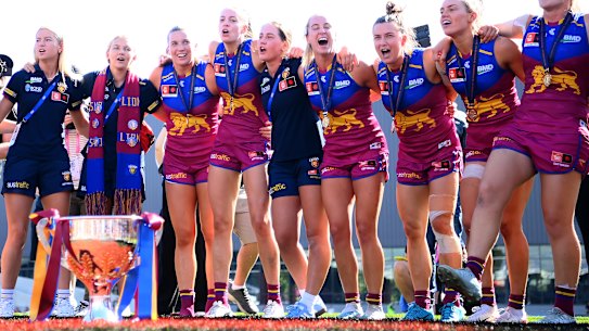 After losing last year’s AFLW grand final, the Brisbane Lions were determined not to let the 2023 decider slip.