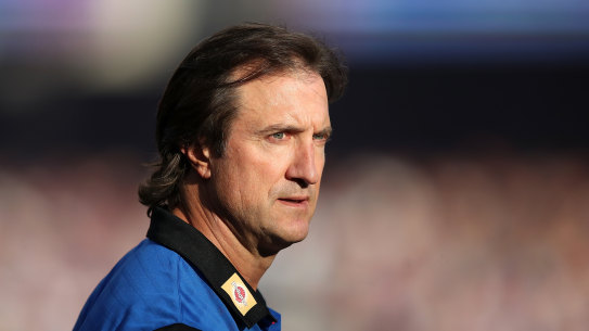 Bulldogs coach Luke Beveridge.