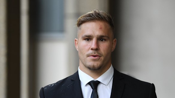 Jack de Belin is still unable to play under the NRL's no-fault stand-down policy.