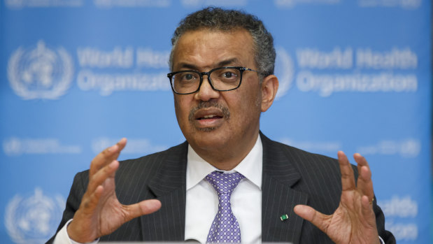 Tedros Adhanom Ghebreyesus, director general of the World Health Organisation. 