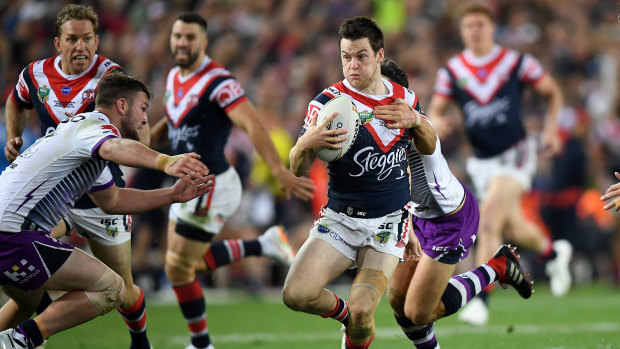 Man of the moment: Luke Keary put in a sublime, near mistake-free performance for the Roosters.