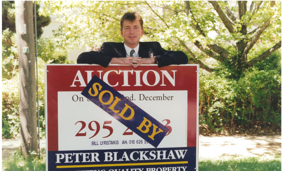 A young Luton in his first year of real estate, 1993.