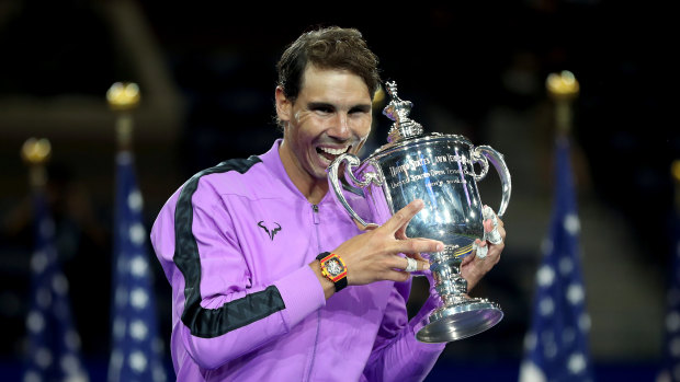 Rafael Nadal has claimed his 19th grand slam trophy.