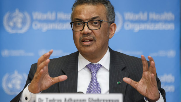 Tedros Adhanom Ghebreyesus, director general of the World Health Organisation. 