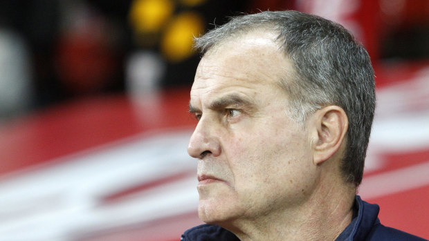 El Loco: Leeds United manager Marcelo Bielsa says his staff have routinely watched their opponents train.