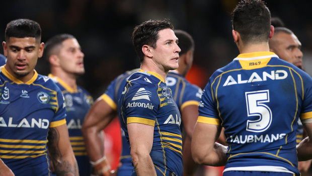 Mitchell Moses and the Eels crashed to the Broncos.
