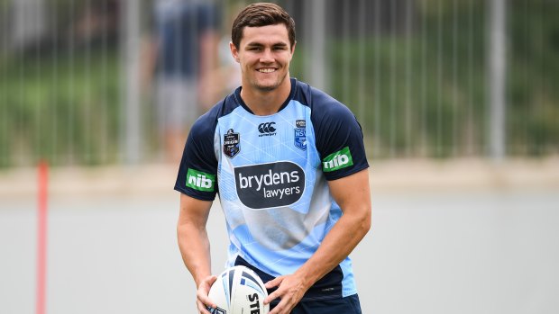 Rising star: Cronulla's Kyle Flanagan trains with the Emerging Blues on Thursday.