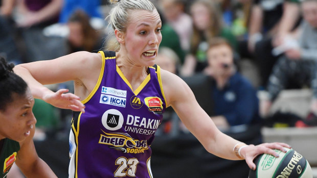 All clear: Boomer Maddie Garrick given the go-ahead to play in Monday's Cup eve clash against Bendigo Spirit.