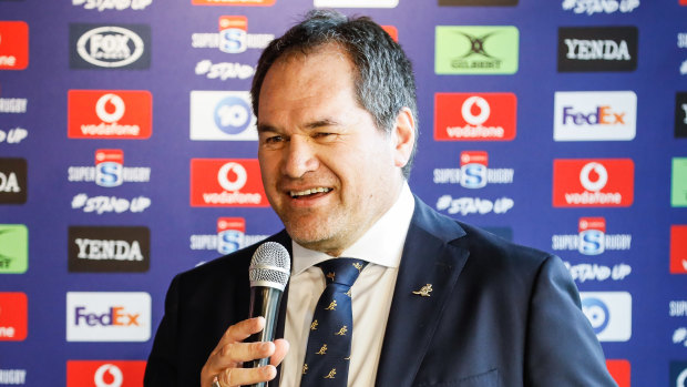 New Wallabies coach Dave Rennie in Sydney in January.