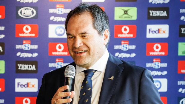 New Wallabies coach Dave Rennie in Sydney in January.