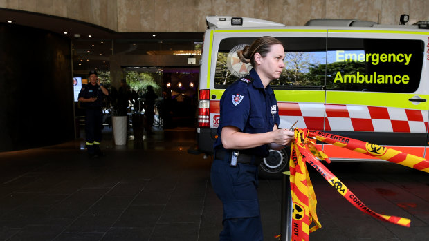 Paramedics treated 24 patients after the chemical leak.