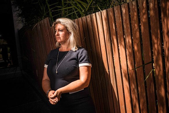 As the minutes ticked away, Katy Woods wondered if she would die, too