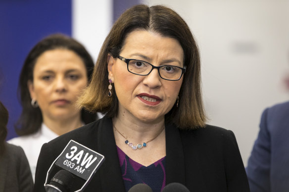 Health Minister Jenny Mikakos.