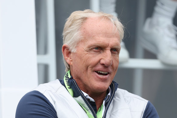LIV Golf CEO Greg Norman at The Centurion Club in St Albans.