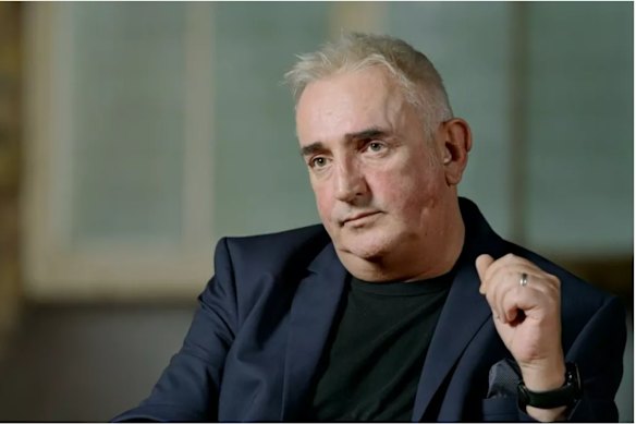 Private investigator Gavin Burrows seen in a 2021 BBC documentary.