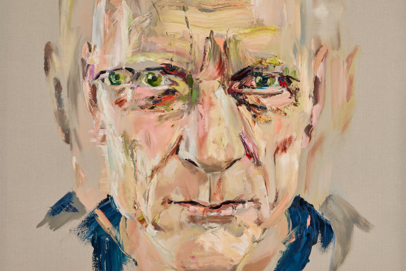 Archibald Prize 2022 finalist, Anh Do ‘Peter, up close’, oil on linen, 240 x 200 cm 