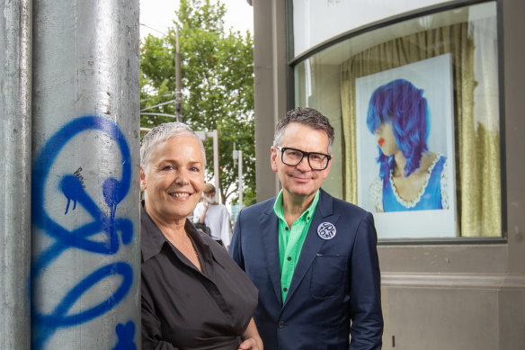 The festival curators Robert Buckingham and Fiona Scanlan