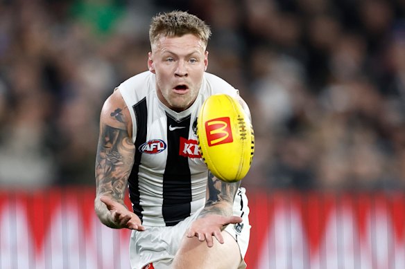 Pies star Jordan De Goey.