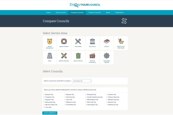 The Know Your Council website was decommissioned in December.
