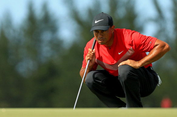 Top form: Tiger Woods will be playing in Melbourne this week in the Presidents Cup.