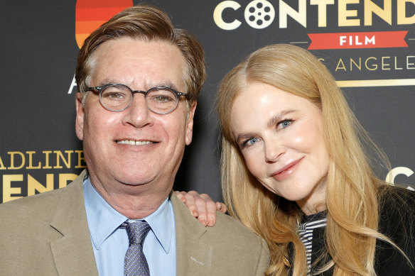 “I was looking for was a great dramatic actress with a dry sense of humour,” Aaron Sorkin says of his decision to cast Nicole Kidman as Lucille Ball.
