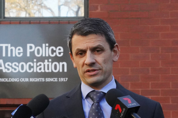 Police Association secretary Wayne Gatt