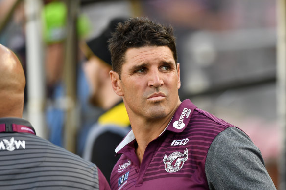 Trent Barrett learnt some valuable lessons as coach of the Sea Eagles.