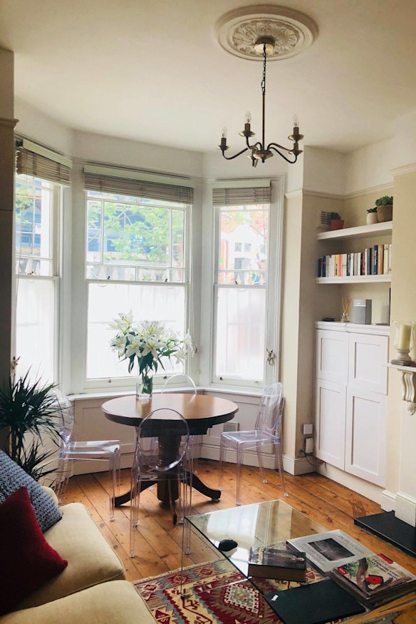 Hamer’s apartment in Wandsworth, in a post on Facebook from June 2020.
