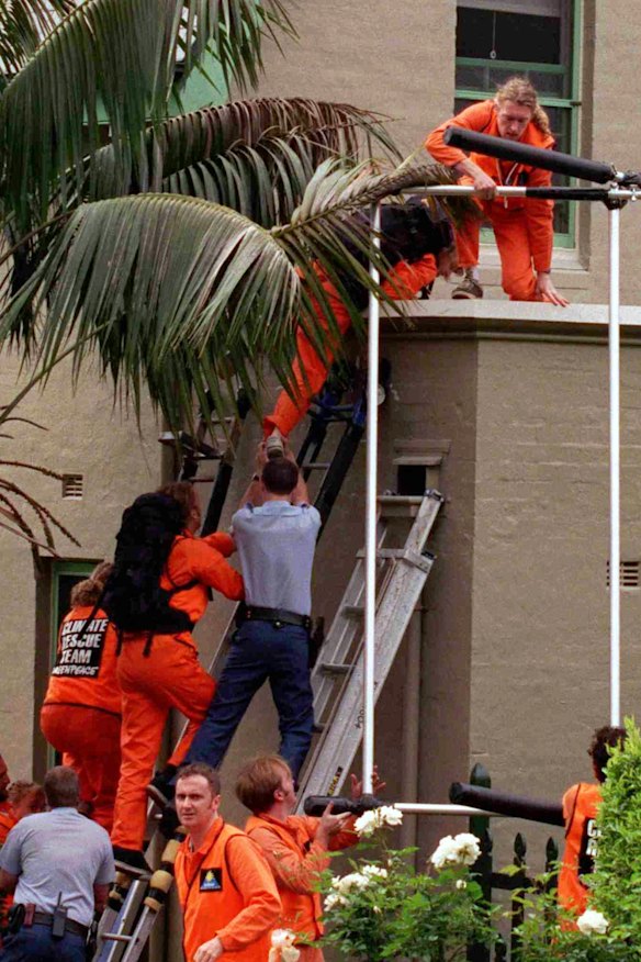 From the Archives, 1997: Solar activists invade Kirribilli House