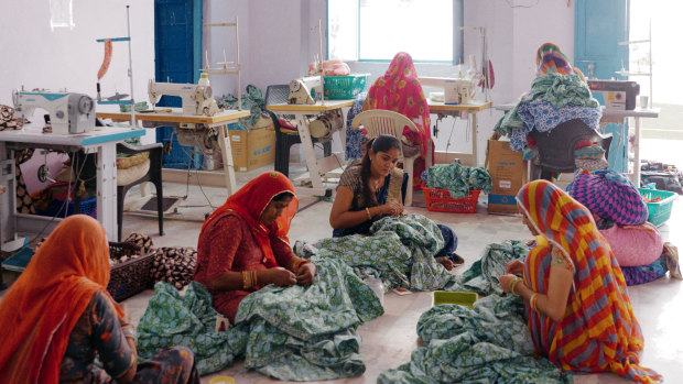 A rare peek inside a fashion workshop